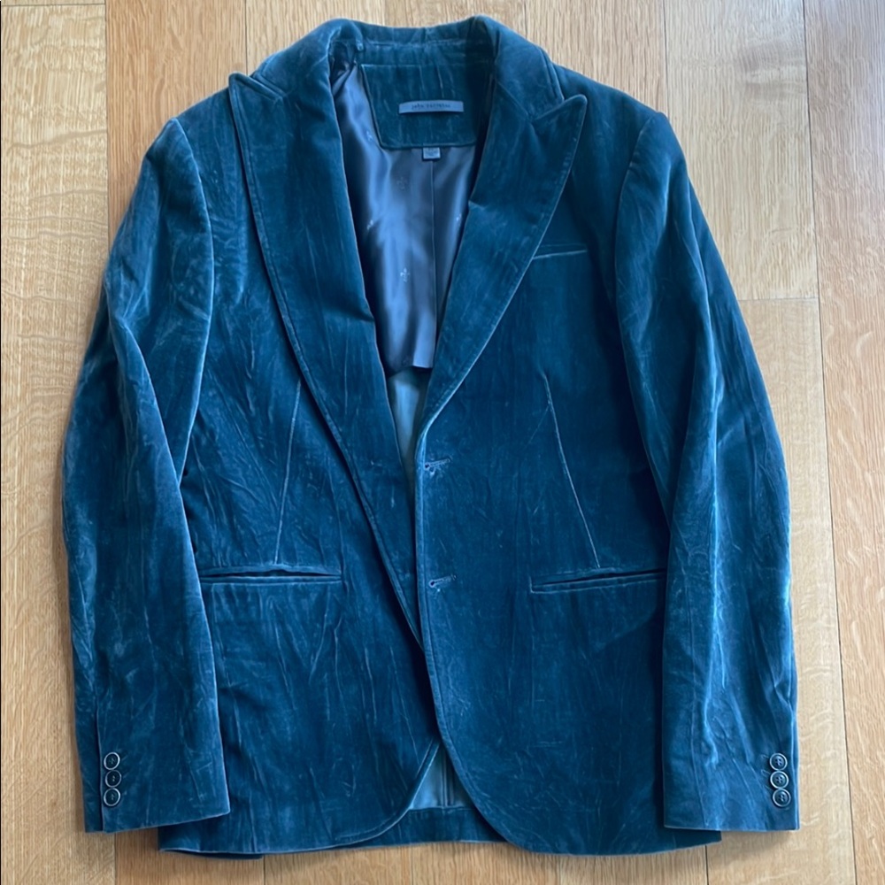 John Varvatos Sage Velvet Sport Coat